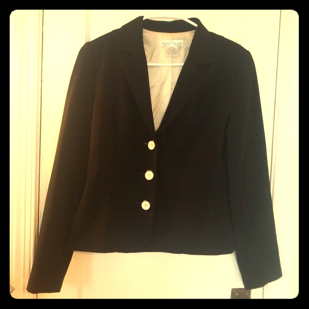 White house black market black dressy blazer